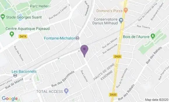 Localisation Pizzeria Jet Pizza