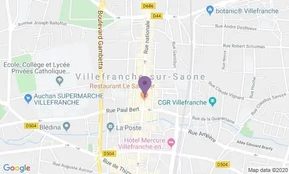 Localisation Restaurant  La Chapelle