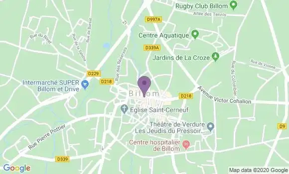 Localisation Pizzeria Les Oliviers