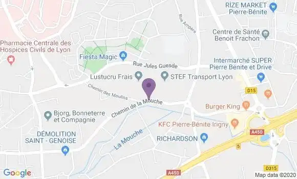 Localisation Pizzeria Le Capri