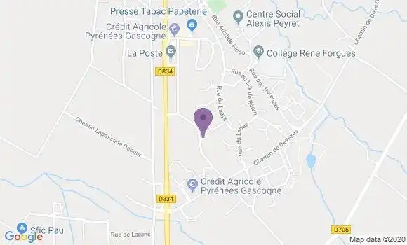 Localisation Pizzeria Serres Pizza