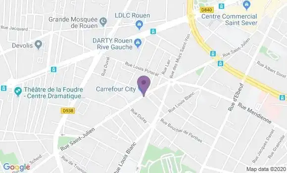 Localisation Pizzeria Les Colonnades