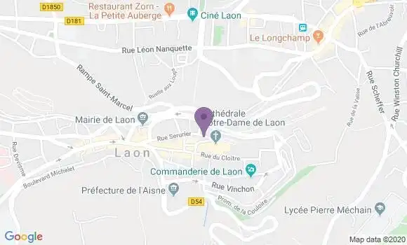 Localisation Pizzeria La Landolina