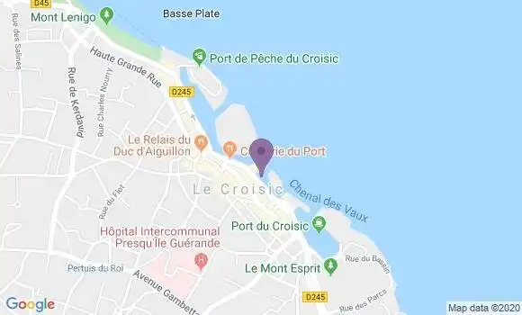 Localisation Restaurant  Le Ty Mad