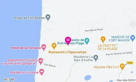 Localisation Restaurant  Alcyone