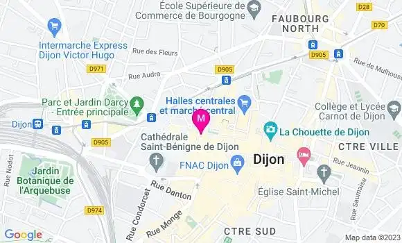 Localisation Brasserie Le Petit Central