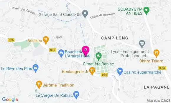 Localisation Restaurant  Chez Lucien