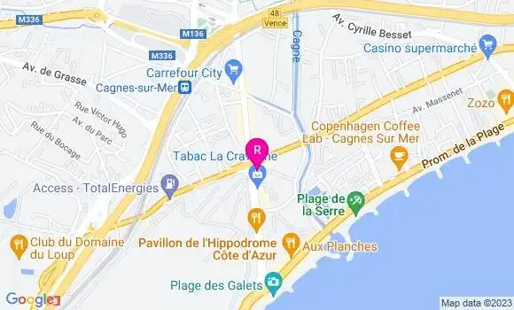 Localisation Restaurant  La Concorde