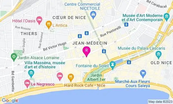 Localisation Restaurant  Club Player