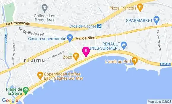 Localisation Restaurant  L