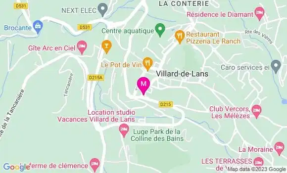 Localisation Pizzeria La Taverne
