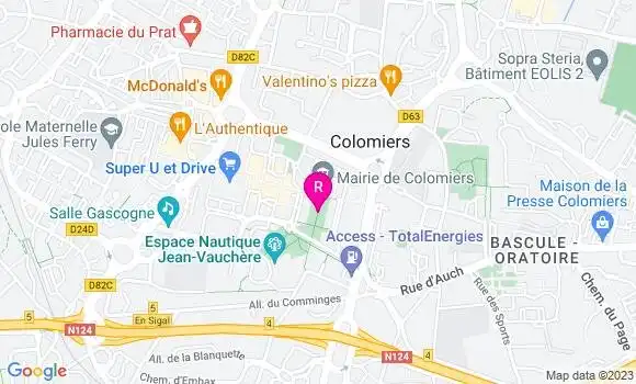 Localisation Restaurant  Le Sadourny Café