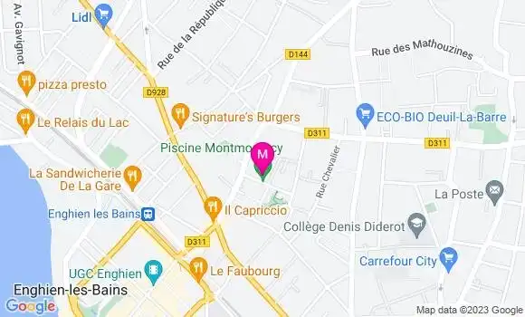 Localisation Cafétéria Le Plongeoir