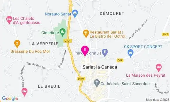 Localisation Restaurant  Gendre Jean Marie