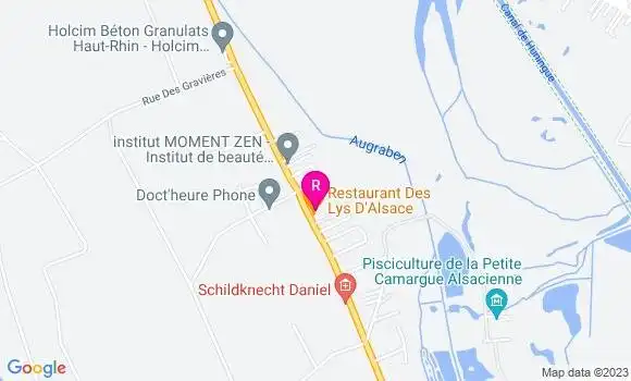 Localisation Alsacien Restaurant des Lys d