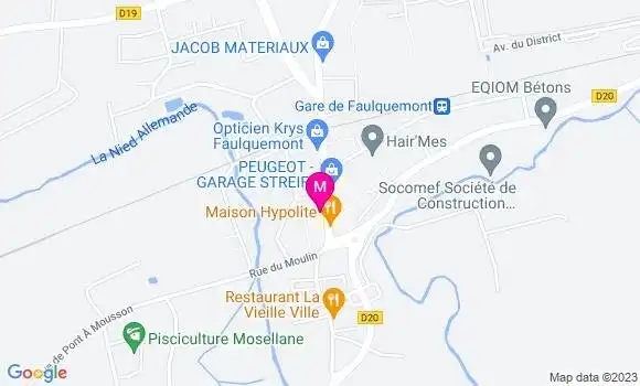 Localisation Auberge Lorraine