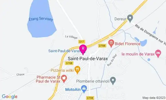 Localisation Restaurant  Le Duverger
