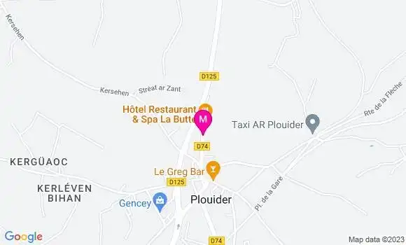 Localisation Restaurant Hôtel La Butte