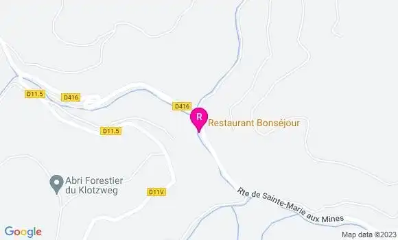 Localisation Restaurant  Bonséjour