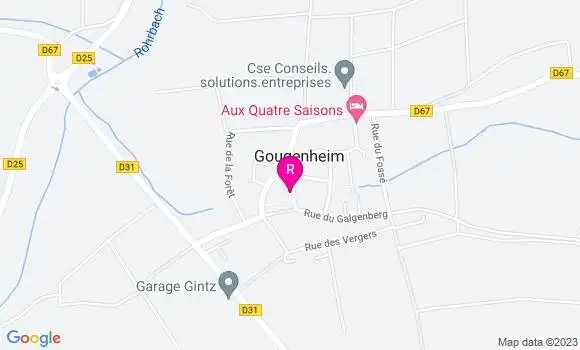 Localisation Restaurant  La Cour des Oiseaux