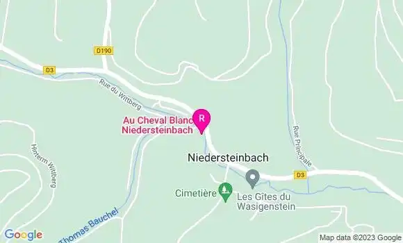 Localisation Restaurant  Au Cheval Blanc