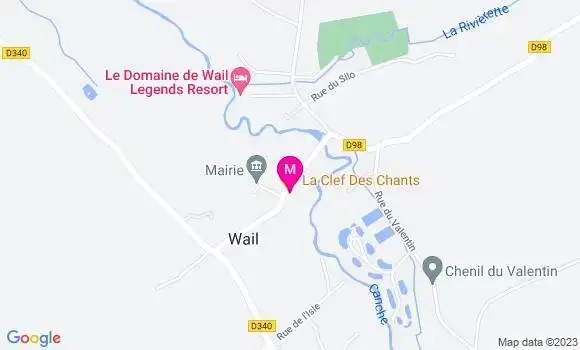 Localisation Restaurant  La Clef des Chants