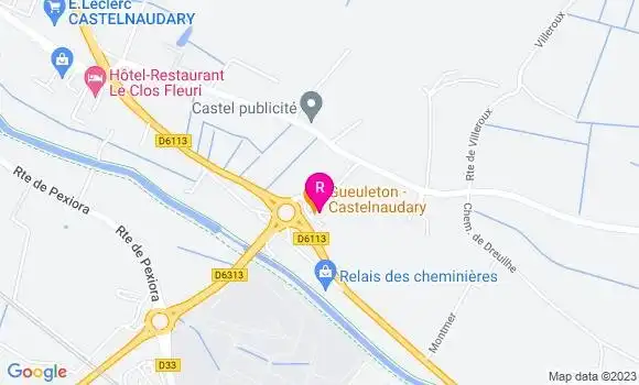Localisation Restaurant Grill Gueuleton