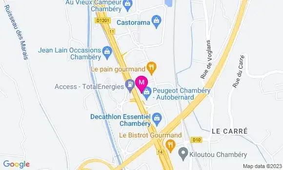 Localisation Restaurant Grill Courtepaille