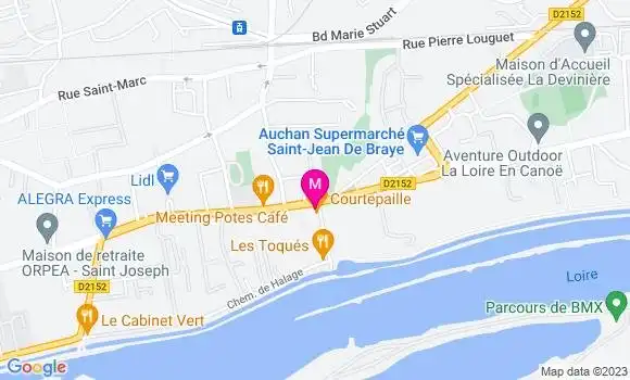 Localisation Restaurant Grill Courtepaille