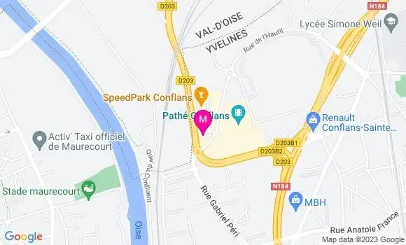 Localisation Restaurant Grill Courtepaille