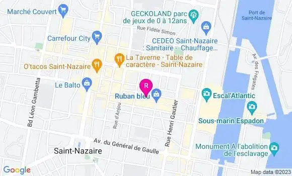 Localisation Restaurant Grill Courtepaille