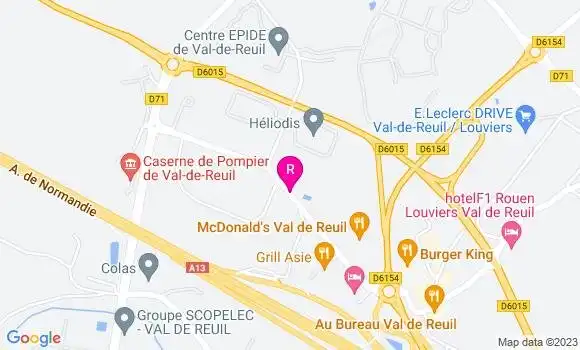 Localisation Restaurant Grill Courtepaille