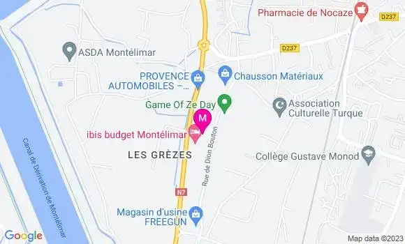 Localisation Restaurant  Le Comptoir des Criques