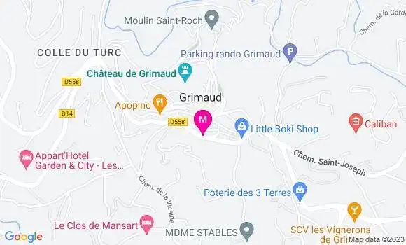 Localisation Restaurant Gastronomique Les Santons