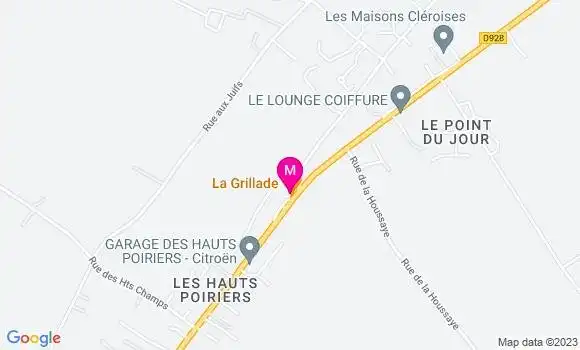 Localisation Restaurant Grill La Grillade