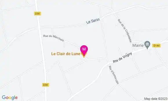 Localisation Restaurant  Le Clair de Lune