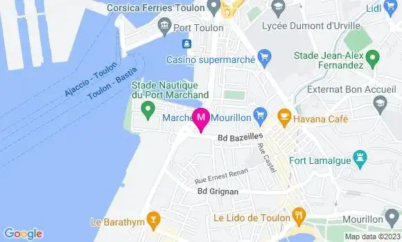 Localisation Pizzeria La Flambée