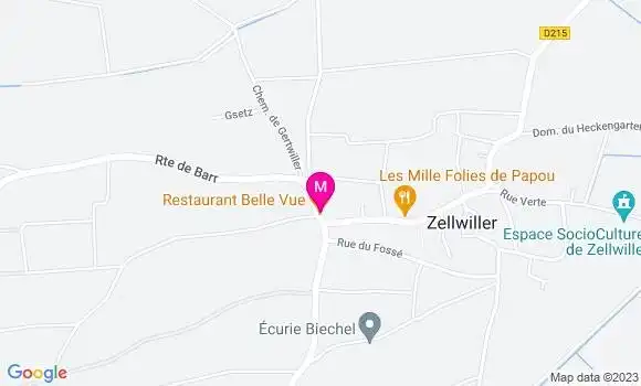 Localisation Restaurant  Belle Vue