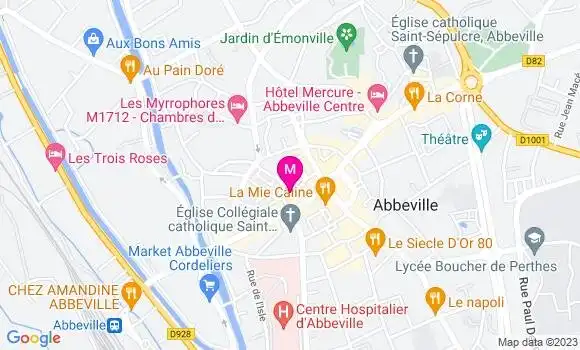 Localisation Restaurant Bar Le Duke