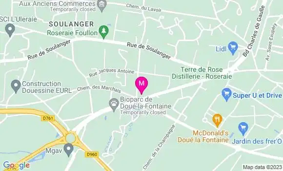 Localisation Auberge Bienvenue