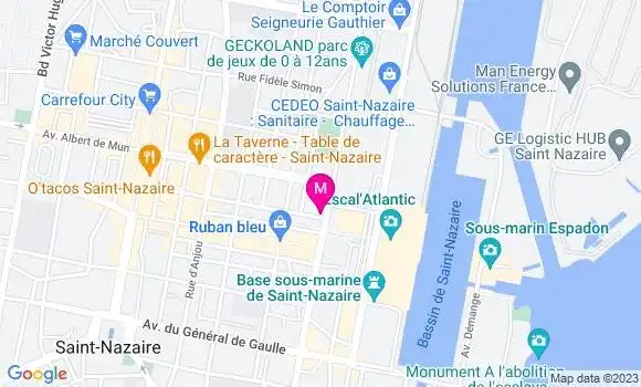 Localisation Restaurant Bar Le Ville Port