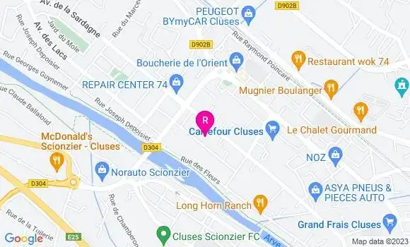 Localisation Restaurant  Le Mandarin