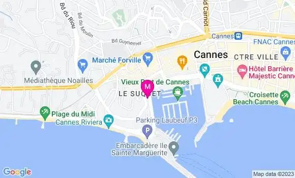 Localisation Restaurant  La Paillote de Gaston Gastounette
