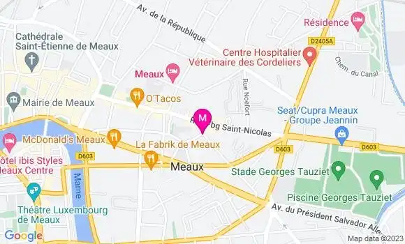 Localisation Restaurant Gastronomique La Grignotière