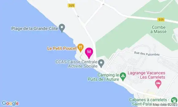 Localisation Restaurant  La Grande Côte