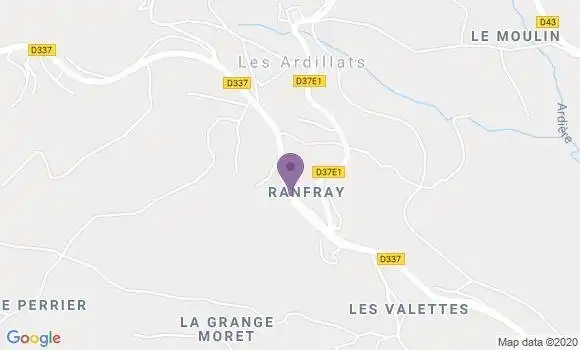 Localisation Restaurant  Le Reposoir