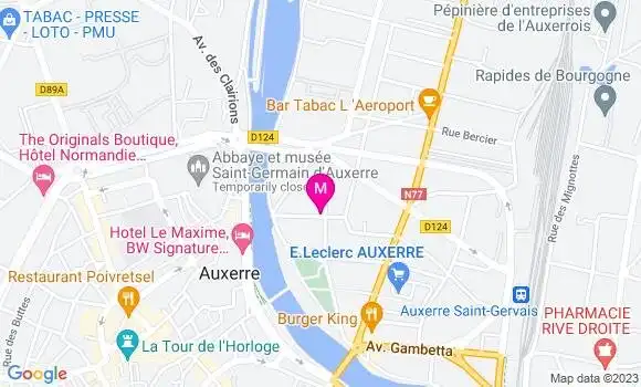 Localisation Restaurant Bar Le Dolet