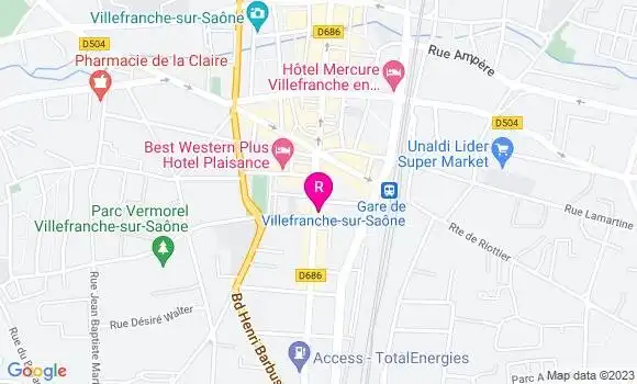 Localisation Restaurant Turc Saray Kebab