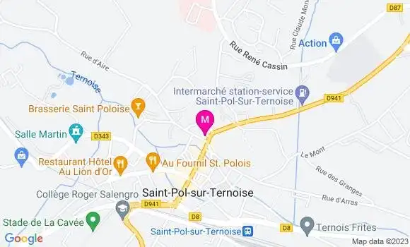Localisation Café de la Poste