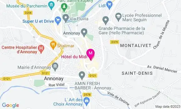 Localisation Restaurant  Odix7